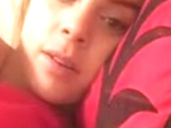 girl shows her small titties on periscope