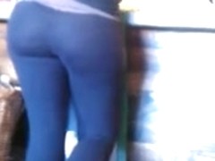 Sexy ass in spandex