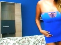 Beautiful webcam babe Ange1face showed her boobs