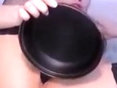 000MaryXXX flask and the frying pan in the ass
