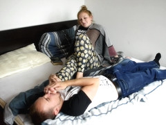 Amateur Ginger Gets Her Feet And Toes Massaged And Worshiped (czech So