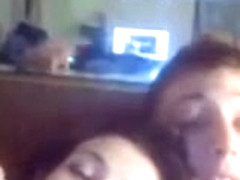 Anna and her boyfriend having sex on webcam