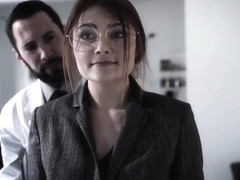 Hot Adria Rae At Doctors Office - Medical Sex With Young Brunette Teen 18+ In Eyeglasses