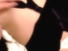 1 girl milf watches porn masturbates