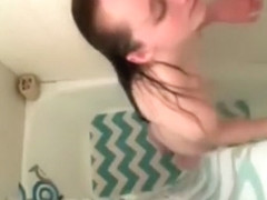 Long Haired Shower, Masturbating, Tits, Long Hair, Hair