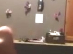 Hot Brunette makes a video for Daddy and broadcasts it