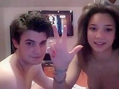 Aming french babyface gets fucked and facialized on webcam