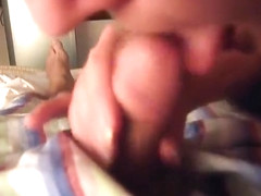 to cum Sucking  Milking helpless cock