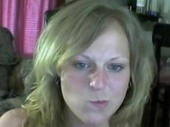 Playing with her new toy