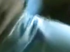 Short haired german girl strips, masturbates and blows her bf.