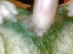 Kat's hairy pussy closeup doggystyle fuck