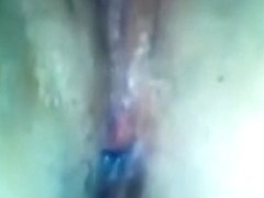 Amateur masterbating video of my wet dripping cunt