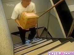 Japanese AV Model busty has hairy love box fingered and fucked