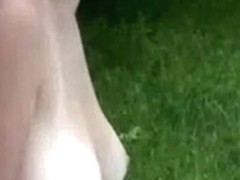 Spycam - amateur girl outdoors