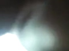 chick with red pantie upskirt in Manila street