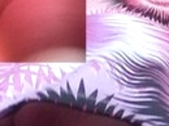 Spicy red belt upskirt