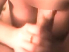 lovely brunette caressing he...