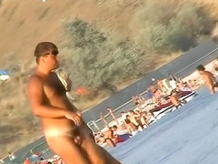 Amazing Amateur clip with Public, Beach scenes