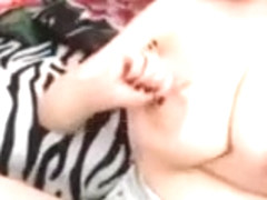 Russian girl with a big white boobs  webcam show