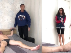 Caught My Wife With Her Lover When I Came From Work And Joined For A Threesome