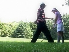 Jap girl takes it in her neatly shaved pussy