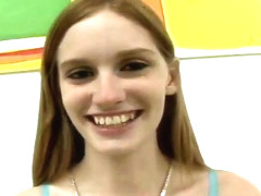 Slim Skinny Redhead Teen POV