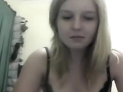Blonde Girl On Flashes Tits