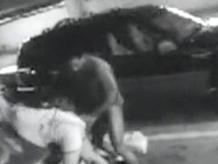 Car park CCTV footage