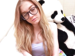 Skinny Blonde In Sexy Glasses Jadyn Hayes Sucking Dick And Fucking Hard