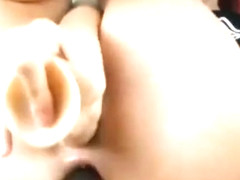 Fist addicted college girl