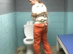Female Prisoner Strapped in for Transport (She will not return)