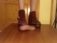 Cock kicking with cumshot!