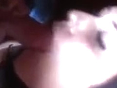 Skank Gets Her Mouth Fucked And A Facial