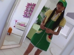 Give Me Pink presents Alexis L pleasuring herself solo masturbating