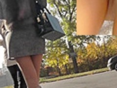 Autumn video upskirt with a lonely girlfriend