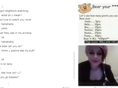 Cute russian girl plays a sexgame on omegle