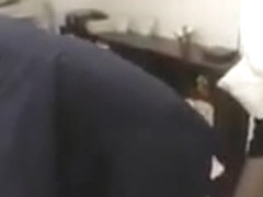 Asians Office Ladt Rough Strapon (censored)