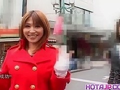 Ai Kurosawa strokes hard cock