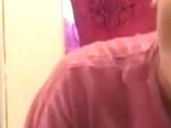 White girl sucks and gags on a big black dick