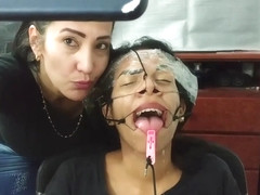Fucked Up With Bondage And Spitting By Stepmom P2