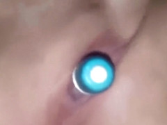 Horny housewife masturbating wet pussy before bed