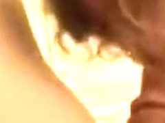 Cock greedy hot blonde bitch sucks a big cock greedily