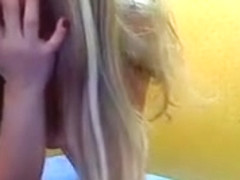 Incredible webcam College, Blonde video with Danubya model.