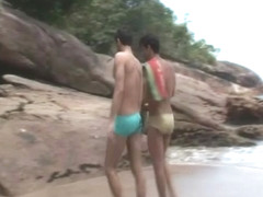 Hot Latino Gay Beach side Hardcore Bareback Anal Pounding