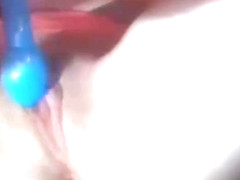 19yo vibrator pussy play 1