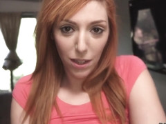 Busty Redhead Lauren Phillips Lets Stepdaddy Dominate Her Tight Pussy P1