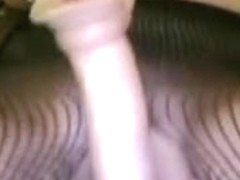 Wife copulates herself with a wang