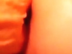 Making her cum hard with her double vibe.