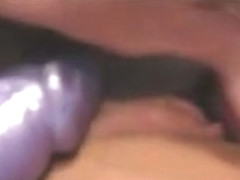 First I use 2 dildos for my pussy and then I get fucked