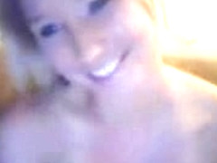 Very hot blonde teasing